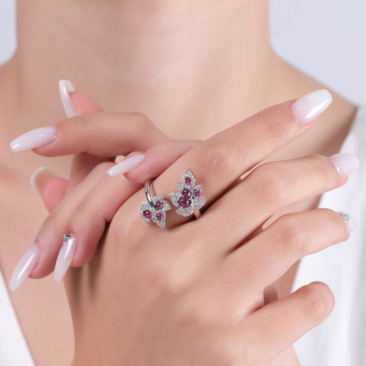 1.34 Karat Pırlanta Yakut Yüzük, Yaprak Figürlü Modelleri ve Fiyatları 2025 - Lial Diamond - Göz Kamaştıran Zarafet