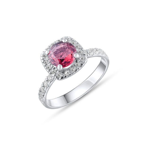 1.78 Karat Pırlanta Rhodolite Yüzük Modelleri ve Fiyatları 2025 - Lial Diamond - Göz Kamaştıran Zarafet