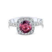 1.78 Karat Pırlanta Rhodolite Yüzük Modelleri ve Fiyatları 2025 - Lial Diamond - Göz Kamaştıran Zarafet