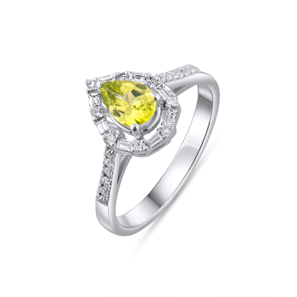 1.11 Karat Pırlanta Sitrin Yüzük Modelleri ve Fiyatları 2025 - Lial Diamond - Göz Kamaştıran Zarafet