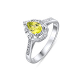 1.11 Karat Pırlanta Sitrin Yüzük Modelleri ve Fiyatları 2025 - Lial Diamond - Göz Kamaştıran Zarafet