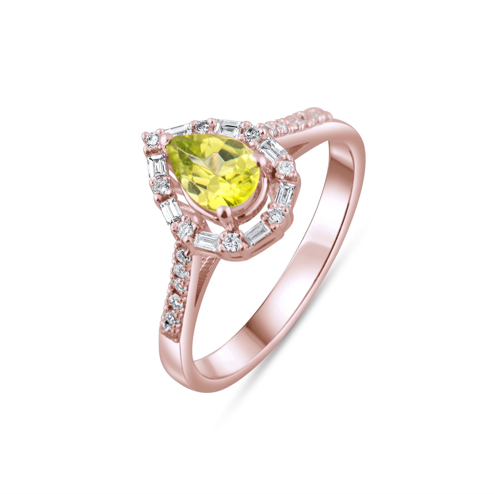 1.11 Karat Pırlanta Sitrin Yüzük Modelleri ve Fiyatları 2025 - Lial Diamond - Göz Kamaştıran Zarafet