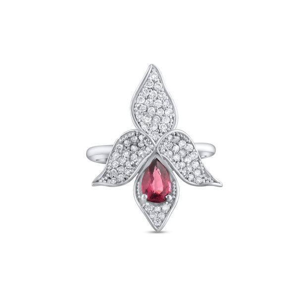 1.27 Karat Pırlanta Rhodolite Yüzük Modelleri ve Fiyatları 2025 - Lial Diamond - Göz Kamaştıran Zarafet