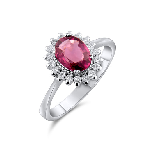 1.54 Karat Pırlanta Rhodolite Yüzük Modelleri ve Fiyatları 2025 - Lial Diamond - Göz Kamaştıran Zarafet