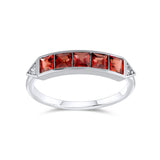0.83 Karat Pırlanta Garnet Yüzük
