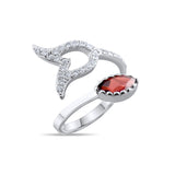1.17 Karat Pırlanta Garnet Yüzük