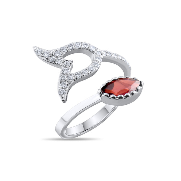1.17 Karat Pırlanta Garnet Yüzük Modelleri ve Fiyatları 2025 - Lial Diamond - Göz Kamaştıran Zarafet