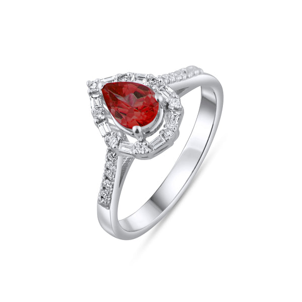 0.99 Karat Pırlanta Garnet Yüzük Modelleri ve Fiyatları 2025 - Lial Diamond - Göz Kamaştıran Zarafet