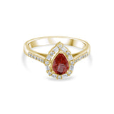 0.99 Karat Pırlanta Garnet Yüzük Modelleri ve Fiyatları 2025 - Lial Diamond - Göz Kamaştıran Zarafet