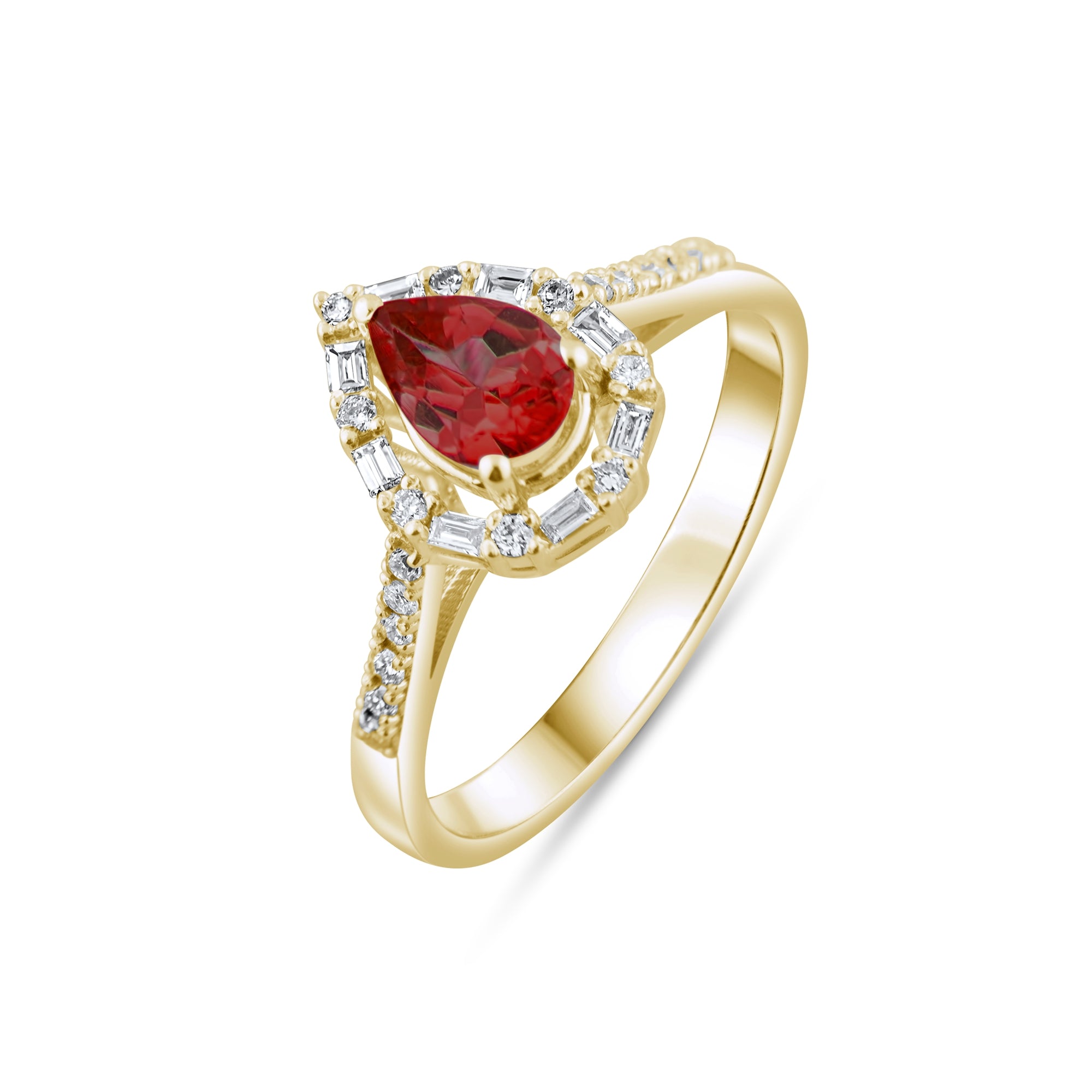 0.99 Karat Pırlanta Garnet Yüzük Modelleri ve Fiyatları 2025 - Lial Diamond - Göz Kamaştıran Zarafet
