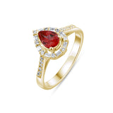 0.99 Karat Pırlanta Garnet Yüzük Modelleri ve Fiyatları 2025 - Lial Diamond - Göz Kamaştıran Zarafet