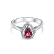 0.86 Karat Pırlanta Rhodolite Yüzük Modelleri ve Fiyatları 2025 - Lial Diamond - Göz Kamaştıran Zarafet