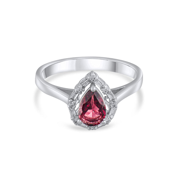 0.86 Karat Pırlanta Rhodolite Yüzük Modelleri ve Fiyatları 2025 - Lial Diamond - Göz Kamaştıran Zarafet