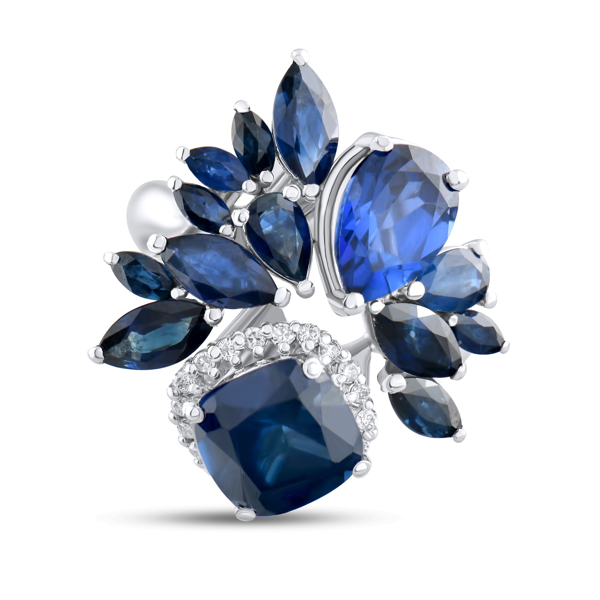 7.47 Karat Pırlanta Safir Yüzük Modelleri ve Fiyatları 2025 - Lial Diamond - Göz Kamaştıran Zarafet