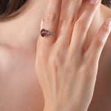 2.67 Karat Pırlanta Rhodolite Yüzük Modelleri ve Fiyatları 2025 - Lial Diamond - Göz Kamaştıran Zarafet