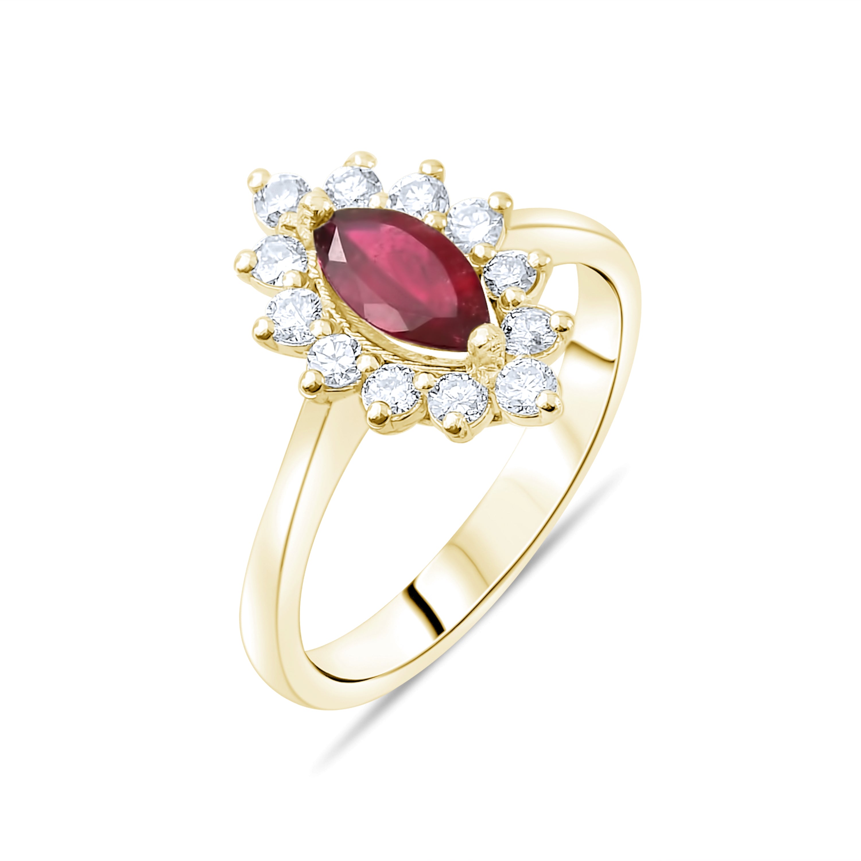 1.55 Karat Pırlanta Rhodolite Yüzük Modelleri ve Fiyatları 2025 - Lial Diamond - Göz Kamaştıran Zarafet
