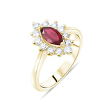1.55 Karat Pırlanta Rhodolite Yüzük Modelleri ve Fiyatları 2025 - Lial Diamond - Göz Kamaştıran Zarafet