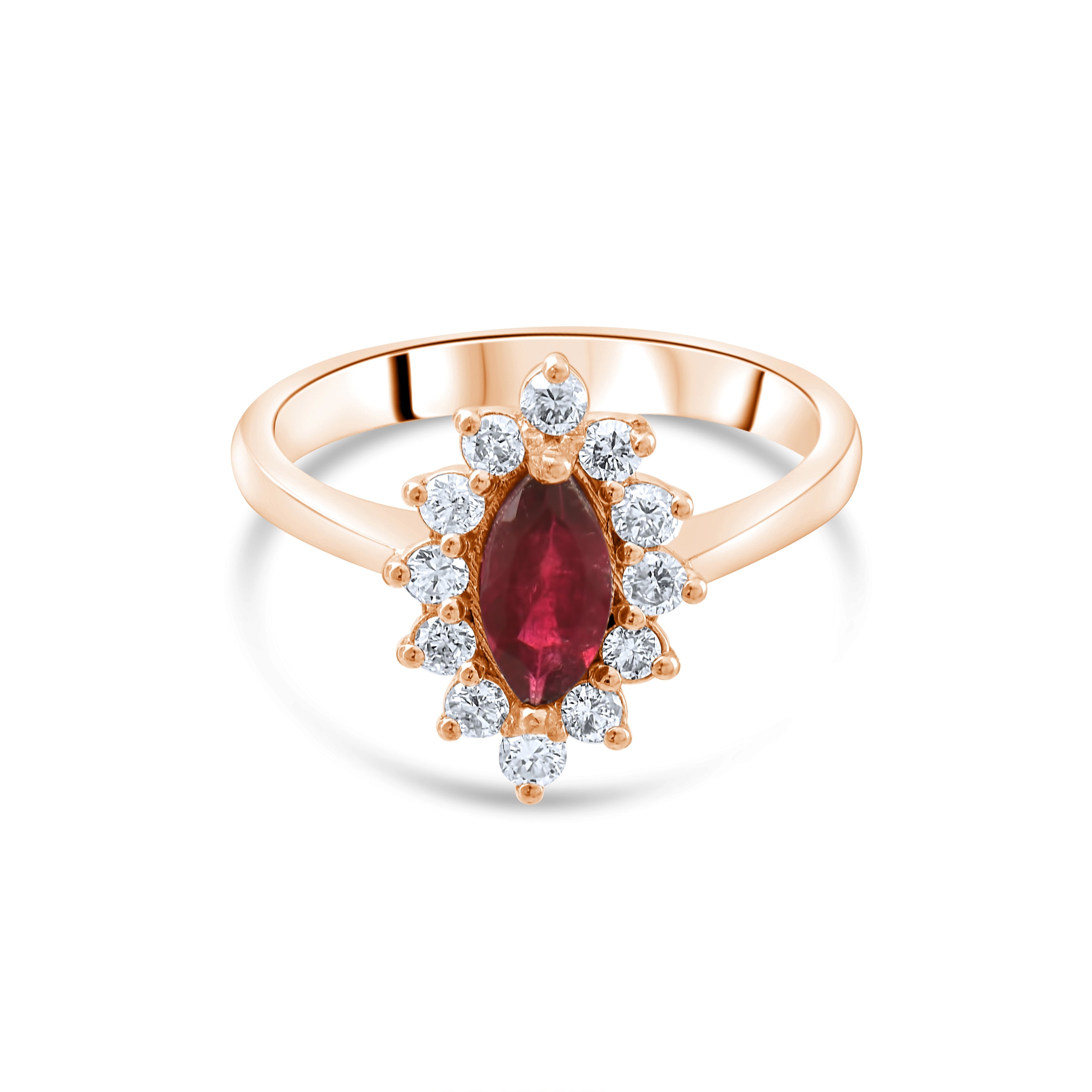 1.55 Karat Pırlanta Rhodolite Yüzük Modelleri ve Fiyatları 2025 - Lial Diamond - Göz Kamaştıran Zarafet