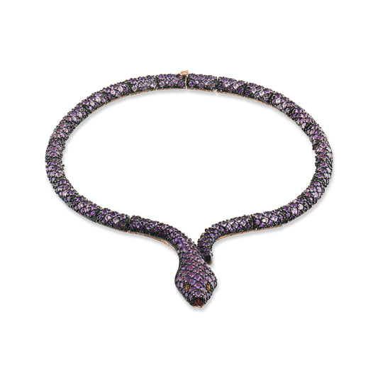 69 Karat Ametist Taşlı Yılan Gerdanlık Modelleri ve Fiyatları 2025 - Lial Diamond - Göz Kamaştıran Zarafet