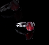 2.67 Karat Pırlanta Rhodolite Yüzük