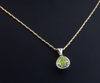 1.03 Karat Pırlanta Peridot Kolye