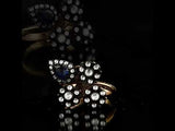 1.6 Karat Pırlanta Safir Yüzük